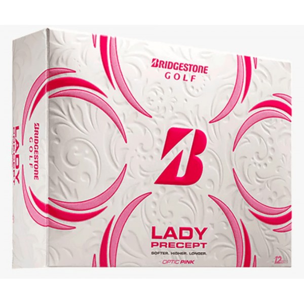 Balles de golf Bridgestone Precept Lady roses personnalisées Impression sur balles de golf
